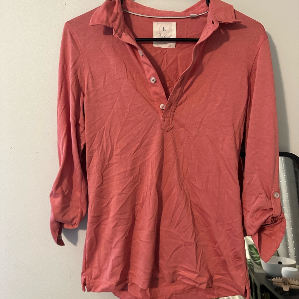 Linksoul button down woman’s long sleeve